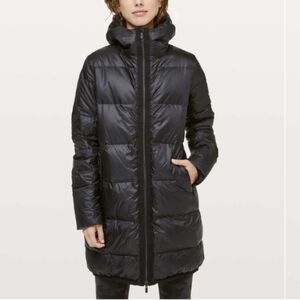 Sold - Lululemon Cloudscape Long Jacket Black